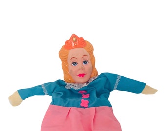Mr Fred Rogers Neighborhood Hand Puppet Character Castle King Friday Sesame Street Jim Henson Muppets Vintage figure vtg Queen Friday BM3