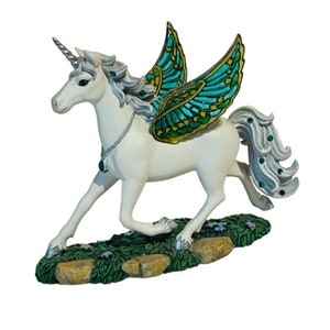 Einhorn-Figur Pegasus Hamilton Kollektion Jeweled Reflections Emerald