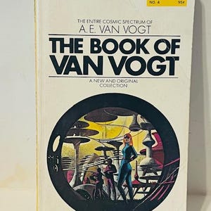 AE Van Vogt Science Fiction Paperback Book 1972 Cosmic Spectrum Slan Isher UFO