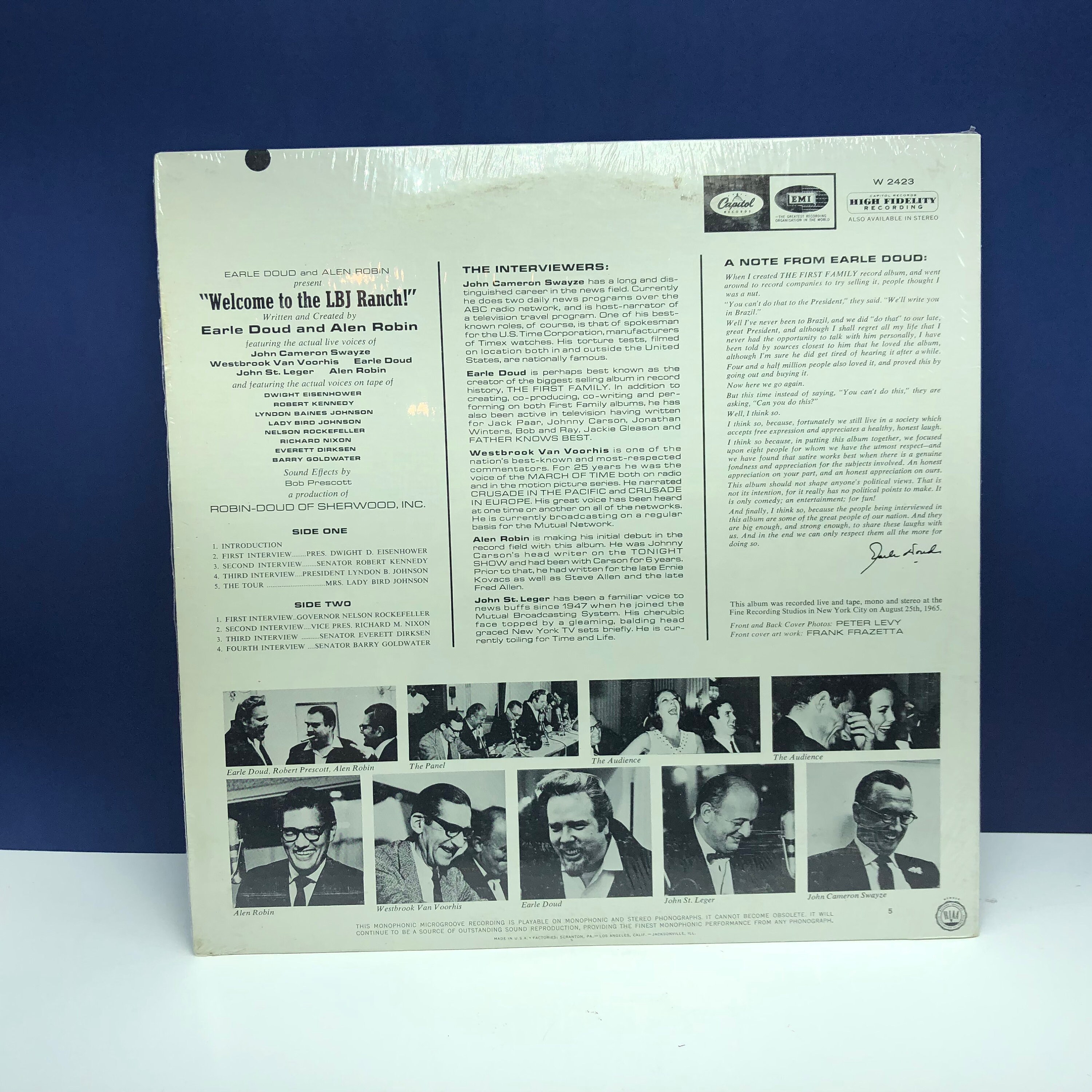 VINYL RECORD VINTAGE 33 Rpm Music Album Lp Vtg Cover Sleeve Welcome Lbj ...