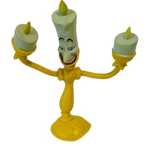 Luminere Beauty Beast Walt Disney Bendies figure toy vintage bendy vtg Hong Kong