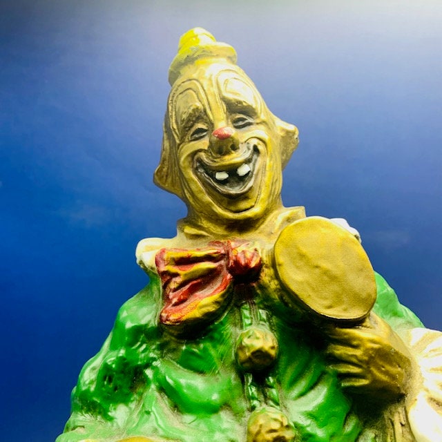 CREEPY CLOWN STATUE 1966 Universal Statuary Chicago Illinois Etsy
