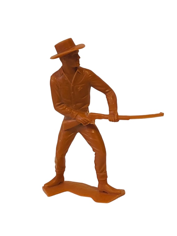 Louis Marx ORIGINAL 1960s Plastic Cowboy Western Toy Figure Johnny Earp fusil nous Etsy France