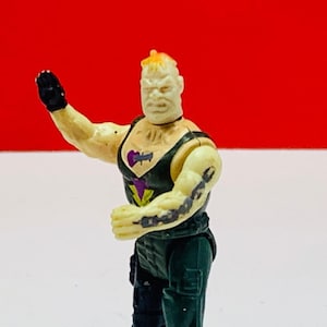 MASK KENNER TOYS M.A.S.K. vintage action figure retro vtg vehicle driver Stinger Bruno Sheppard orange mowhawk tattoo