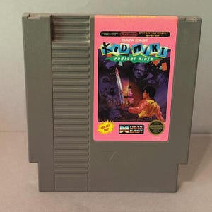 Vintage Nintendo Video Game NES Cartridge Japan 1987 Kid Niki Data East Anime