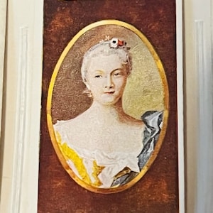 John Player Sons Tobacco Card 1923 Miniature Grande-Bretagne Nottingham Portrait Femme