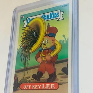Off Key Lee Garbage Pail Kids Sammelkarte 1986 Topps PACK FRESH 476b Band Tula