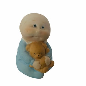 Figura de porcelana Cabbage Patch Dolls 1984 vtg Pensamientos especiales Personas prematuro