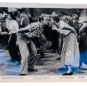 Lobby Card vtg cartel de cine 10X18 Duquesa de Idaho 1950 Loews antiguo AC2