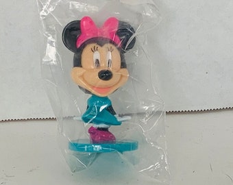 Walt Disney Bobblehead Nodder Bobble Head Kelloggs publicité plastique SCELLÉ Disneyland monde souvenir figurine figurine Minnie Mouse