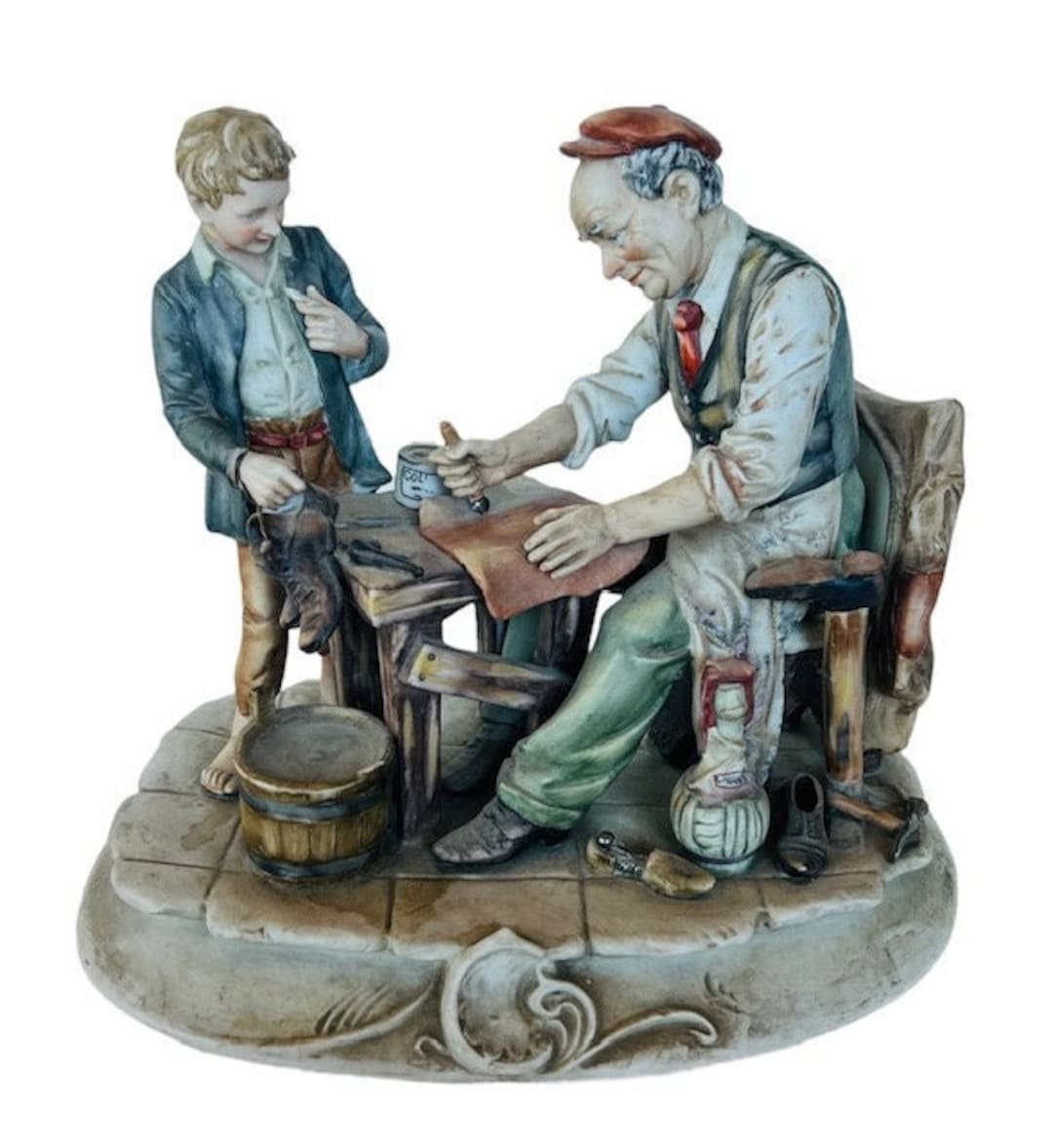 Antonio Benni Capodimonte Vintage Antique Italy Sculpture Figurine