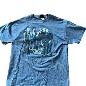 Konzert T-Shirt Aerosmith Steven Tyler vtg memorabilia XL 2001 Tour Push Play UK