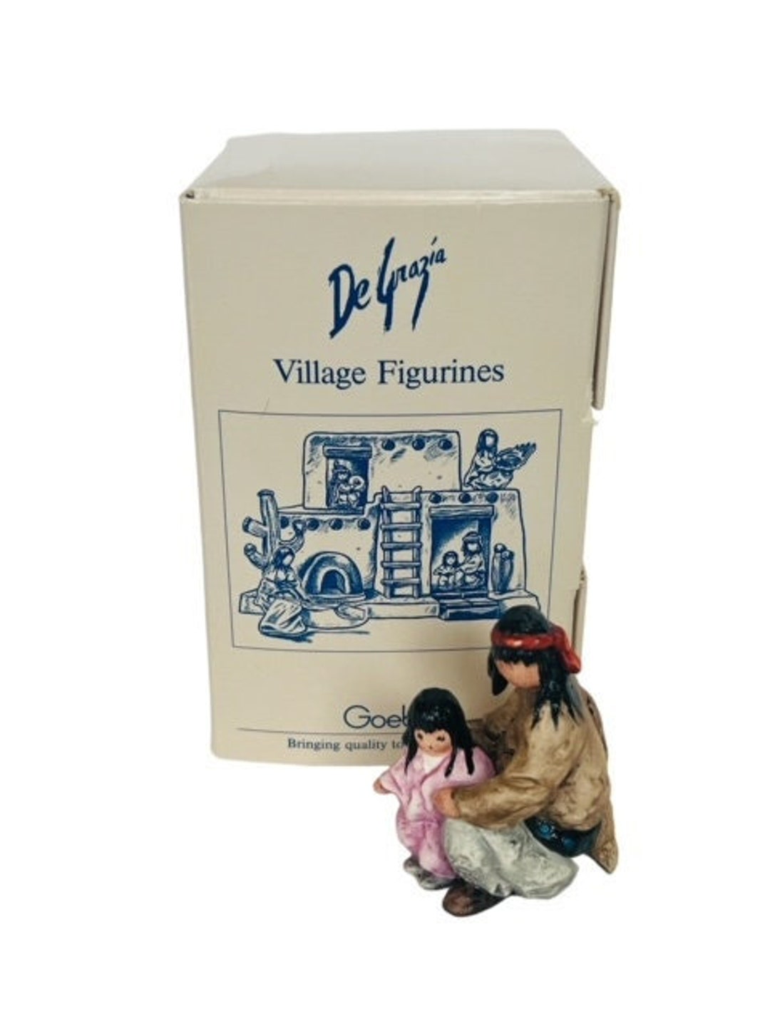 Degrazia Hummel Goebel Figurine Box Germany Native Grazia Story Time ...