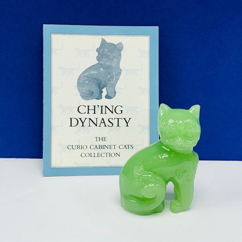 franklin mint cat curio