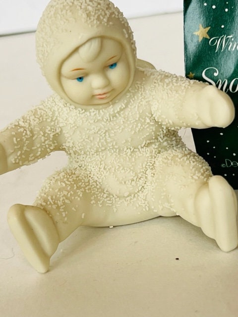 Snowbabies Department 56 Figurine Christmas Snow Babies Vtg Angel