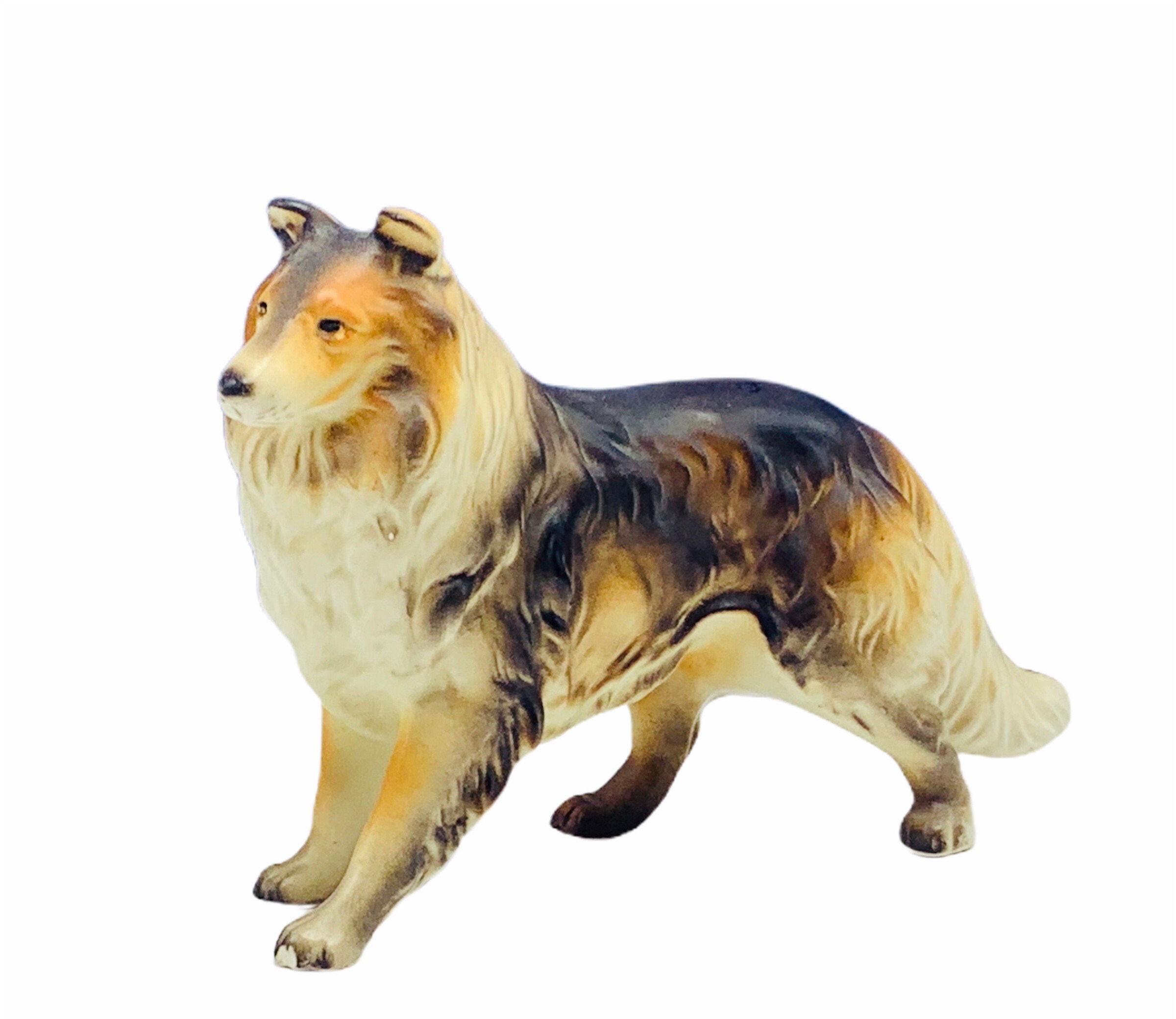 Фарфоровая статуэтка колли. Статэткакали. Фигурки колли. Фигурки колли. Фигурки собак папо.