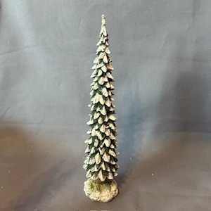 vintage, rayon 56, figurine de sapin de Noël, chalet, village, village, pin