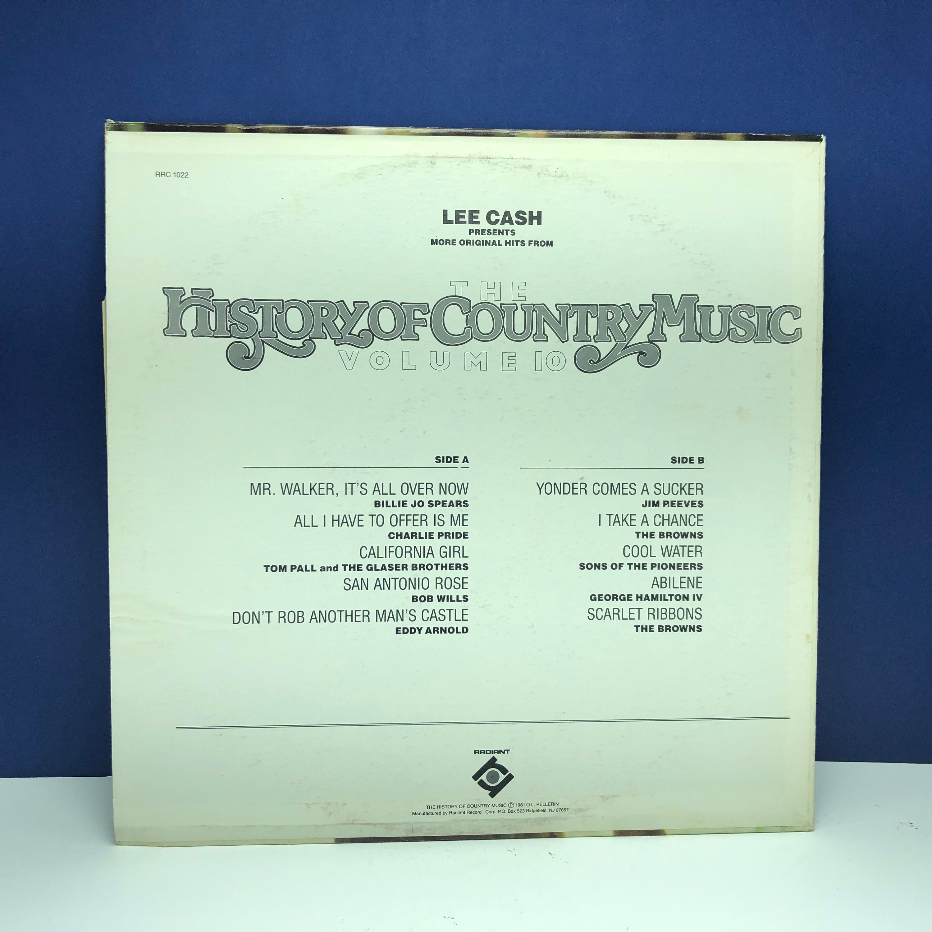 VINYL RECORD VINTAGE 33 Rpm Music Album Lp Vtg Cover Sleeve History of ...