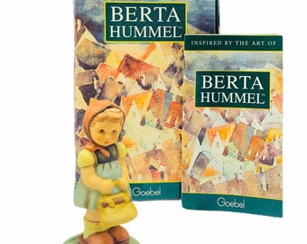 GOEBEL HUMMEL FIGURINE vintage West Germany W sculpture statue decor nib box Berta art Christmas 301151 Proud Moment bh15 bonnet purse