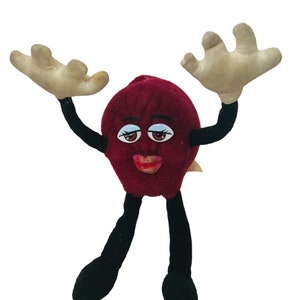 California Raisins figure applause Plush TM anthropomorphic vtg toy Female Girl