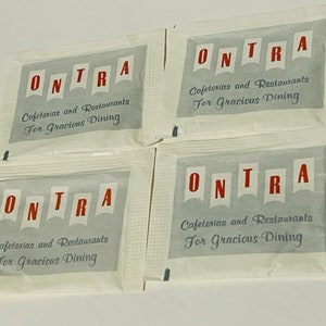 Sugar Packet Ephemera Advertising Ad 1960s California Hotel LOT Ontra Spreckels