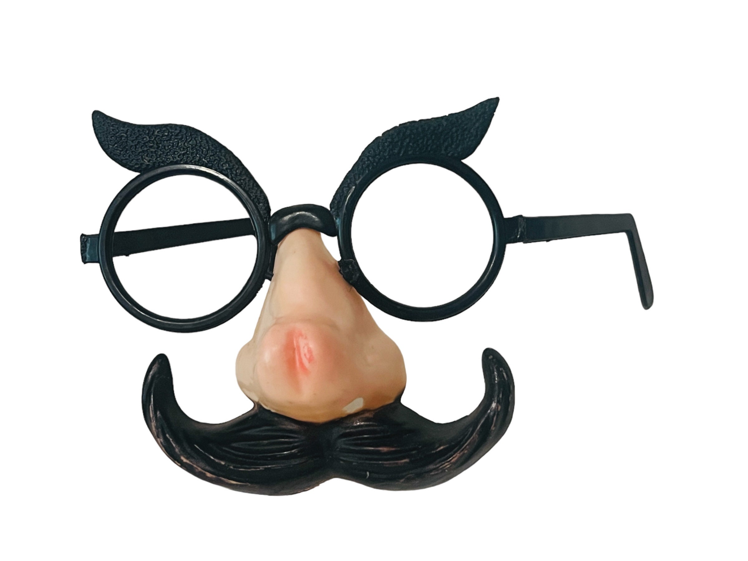 ビンテージマスクマンバンク Halloween Mask Ben Cooper Antique Plastic Glasses Mustache Charlie