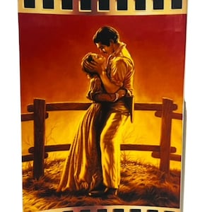 Gone With The Wind Collector Plate Figurine Franklin Mint Farewell Kiss Screen