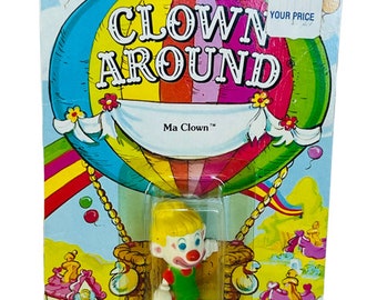 Mego Clown Around Toy Figuur 1981 MOC mount studio carnaval Ma Moeder Oma AL1