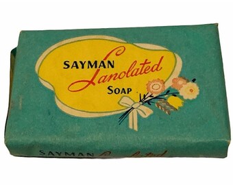 HOTEL MOTEL ADVERTISING vintage bar bath soap collectible Americana Travel unused sealed usa Sayman Lanolated St Louis Missouri Mo