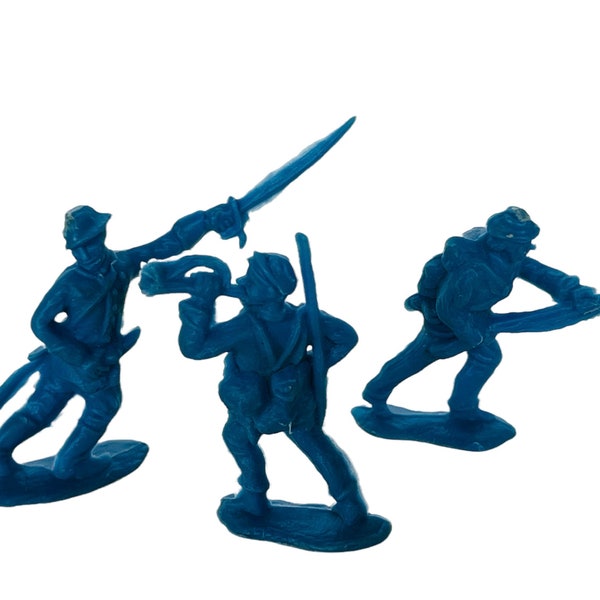 Plastic Civil War Toy Soldiers Etsy