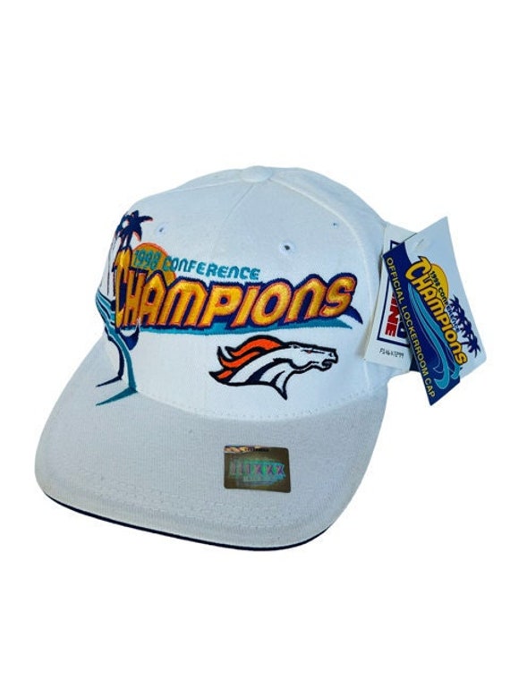 Denver Broncos NFL Football Hat Cap Vtg Elway Supe