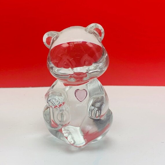 fenton glass teddy bear