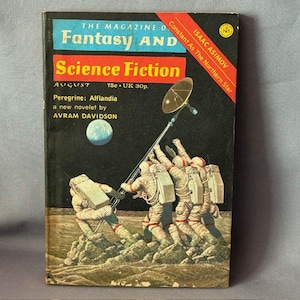 Vintage Science Fiction Fantasy Paperback Book Magazine Sci Fi Space 1957 Nasa Alflandia Peregrine