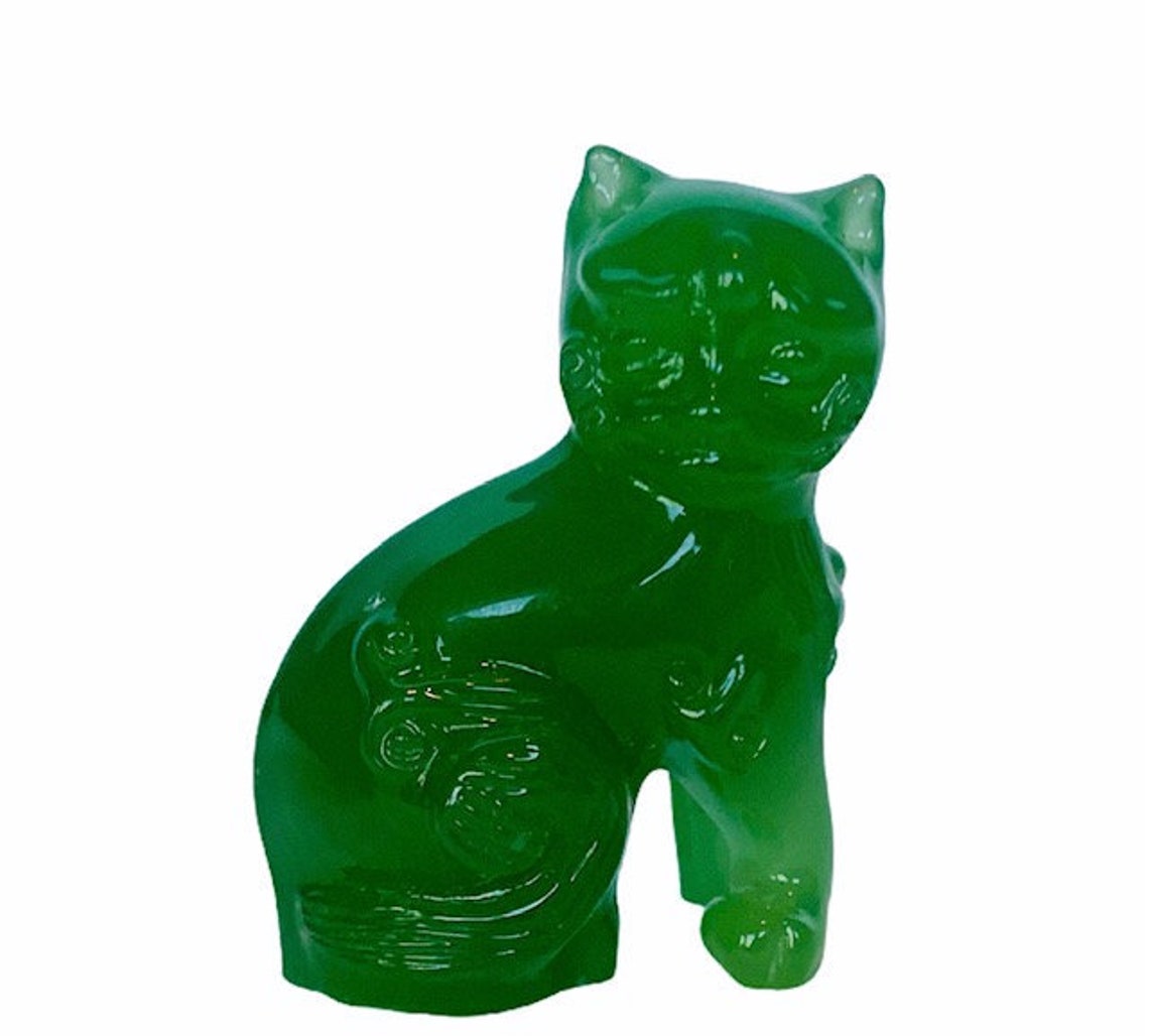 franklin mint cat curio