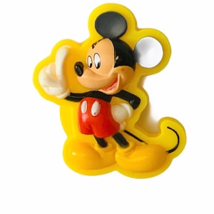 WALT DISNEY TOY vintage suction cup theme park souvenir world disneyland collectible plastic Mickey Mouse