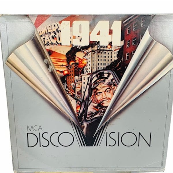 LASER DISC VINTAGE Movie laserdiscs electronic 12 inch 12" original case film discovision 1941 John Belushi Dan Aykroyd Ned Beatty