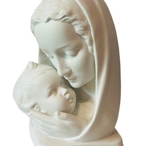 Goebel Bust Virgin Mary Madonna Mother God Figurine Catholic Christian vtg 1978
