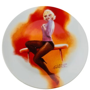 Marilyn Monroe Collectors Plate estate Delphi vintage sexy 1992 limited edition gift decor figurine movie retired My heart belongs to Daddy