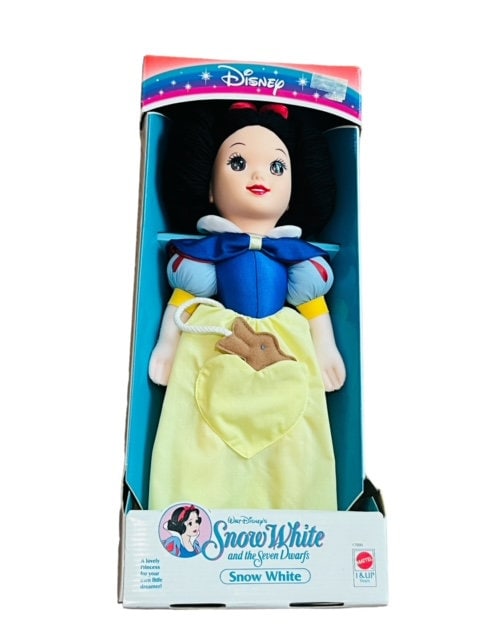 Snow White Seven Dwarfs Doll Vtg Toy Box Figure Disney Mattel 1993