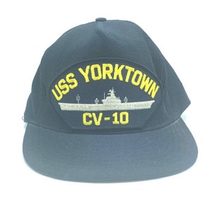 Marine militaire hoed cap collectible USN boot schip vliegdekschepen veteraan USA maakte ons SnapBack haak lus USS Yorktown CV-10