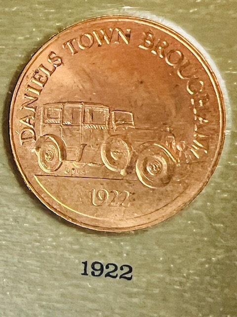Franklin Mint Antique Car Coin Collection 1969 Series 1 Daniels Town Brougham