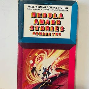 Nebula Award Stories Brian Aldiss 1968 Science Fiction Paperback Book Space UFO