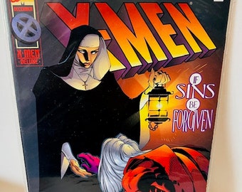 X-Men #327 Comic-Buch Marvel Vtg 1995 Deluxe Uncanny Sins Forgiven Madure Nun