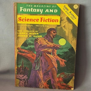 Vintage Science Fiction Fantasy Paperback Book Magazine Sci Fi Space 1957 Larry Niven