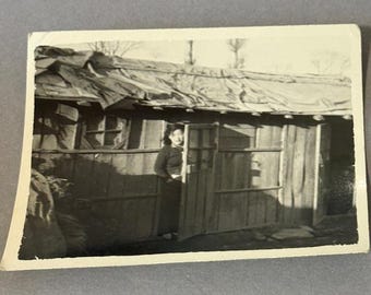 Real Vietnam War Photo Military Soldier Memorabilia Ephemera Base Woman Lady