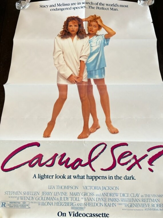 Movie Theater Cinema Poster Lobby Card 1987 Casual Sex Lea  
