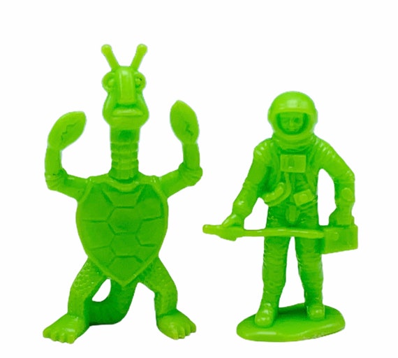TIM MEE FIGURES 1970s Vintage Timmee Space Toys Galaxy Laser Team Tim Mee Miniature Plastic Mixed Lot Green Turtle Astronaut Alien Etsy