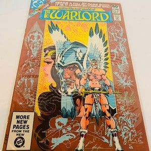 VINTAGE COMIC BOOK 1982 Dc collectible bronze age The Warlord #50 October epic book 27 page Arion conan AC3