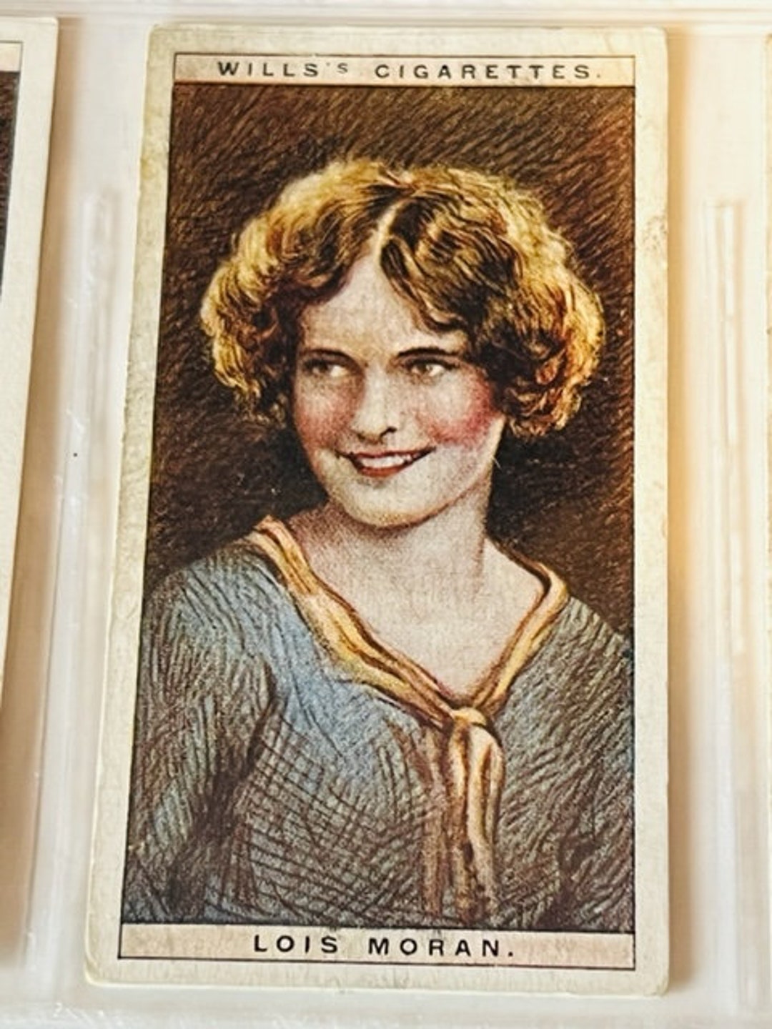 lois cigarette Wills Cigarettes Tobacco Trading Card 1928 Antique Cinema Star Lois Moran  17 Vtg