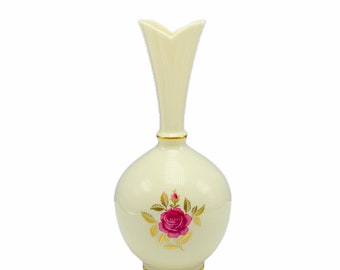 LENOX 24K GOLD Vase vintage porcelain glass collectible floral flower fine bone china decor gift skinny fat base karat roses